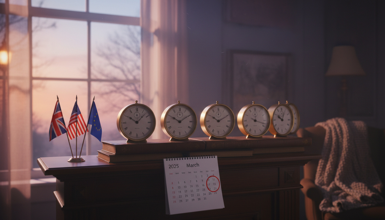 When Do the Clocks Change 2025 - UK, US and EU Dates - Mediaroar.uk